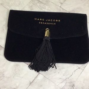 Marc Jacobs Black Decadence Velvet Tassel Clutch